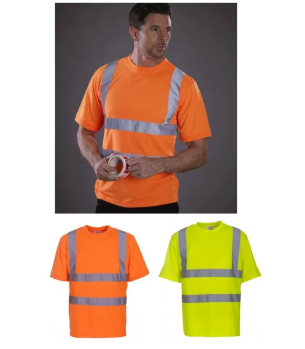 Yoko YK010 Hi Vis Short Sleeve Tee Shirt